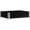 Odlingslåda svart 80x60 cm massiv furu vidaXL 80 x 60 x 21.5 cm – miniatyr 2