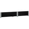 Odlingslåda svart 80x60 cm massiv furu vidaXL 80 x 60 x 21.5 cm – miniatyr 6