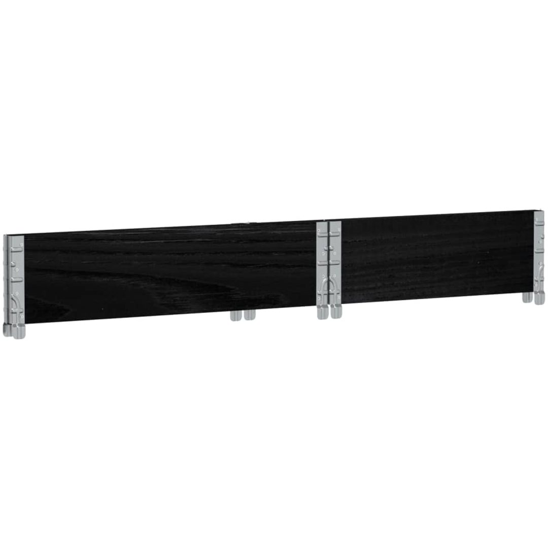 Odlingslåda svart 80x60 cm massiv furu vidaXL 80 x 60 x 21.5 cm – bild 6
