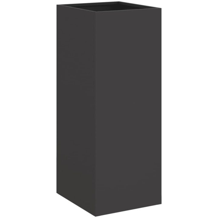 Odlingslåda svart kallvalsat stål vidaXL 32 x 29 x 75 cm – bild 2