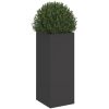 Odlingslåda svart kallvalsat stål vidaXL 32 x 29 x 75 cm – miniatyr 4