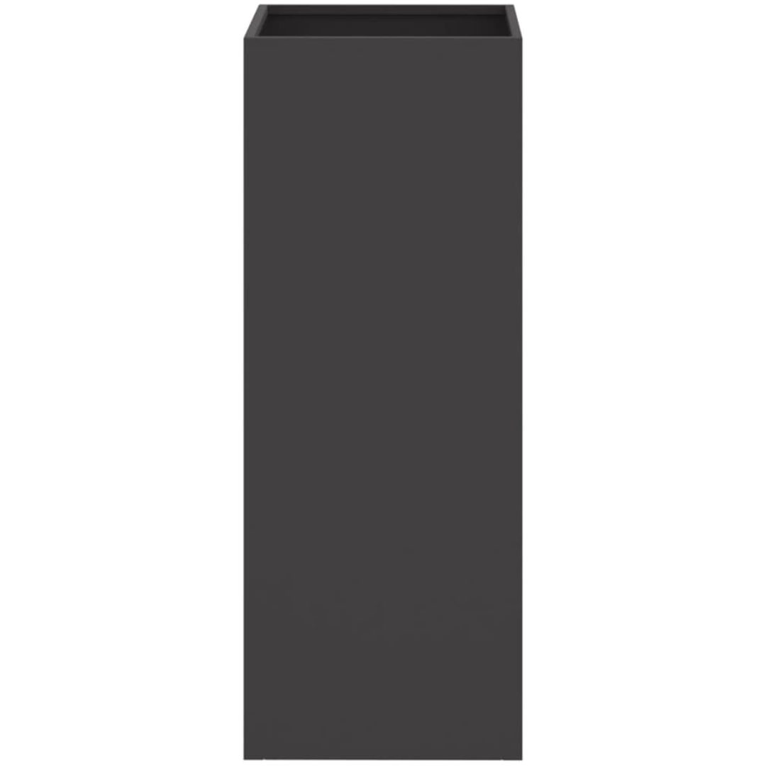 Odlingslåda svart kallvalsat stål vidaXL 32 x 29 x 75 cm – bild 5