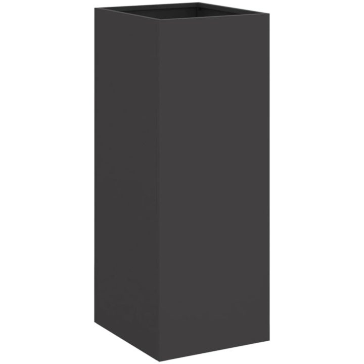 Odlingslåda svart kallvalsat stål vidaXL 32 x 29 x 75 cm – bild 7