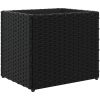 Odlingslåda svart konstrotting vidaXL 36 x 30 x 32 cm – miniatyr 2