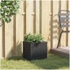 Odlingslåda svart konstrotting vidaXL 36 x 30 x 32 cm – miniatyr 3