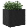 Odlingslåda svart konstrotting vidaXL 36 x 30 x 32 cm – miniatyr 4