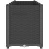 Odlingslåda svart PP vidaXL 160 x 40 x 53 cm – miniatyr 4
