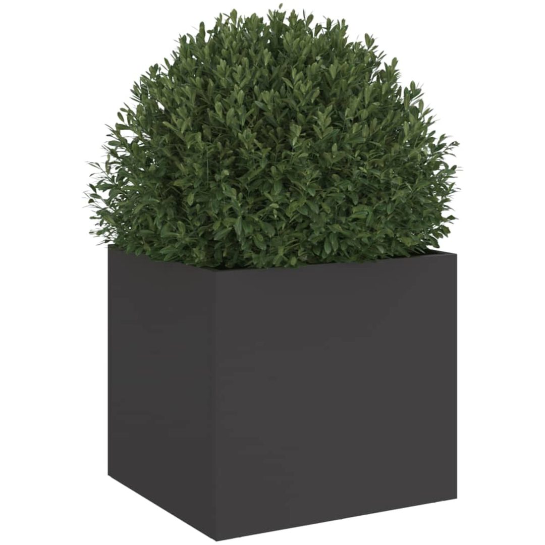 Odlingslåda svart stål vidaXL 32 x 30 x 29 cm – bild 4