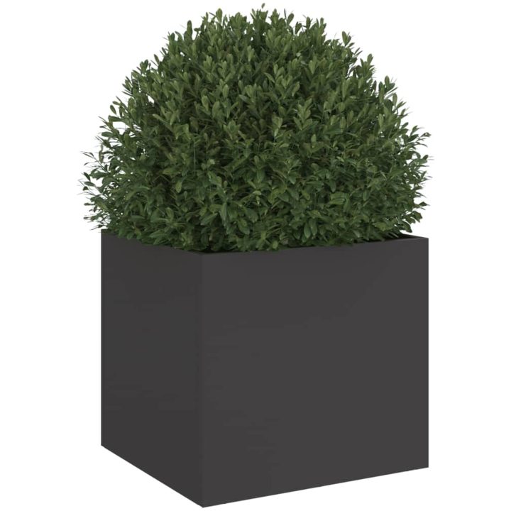 Odlingslåda svart stål vidaXL 32 x 30 x 29 cm – bild 4