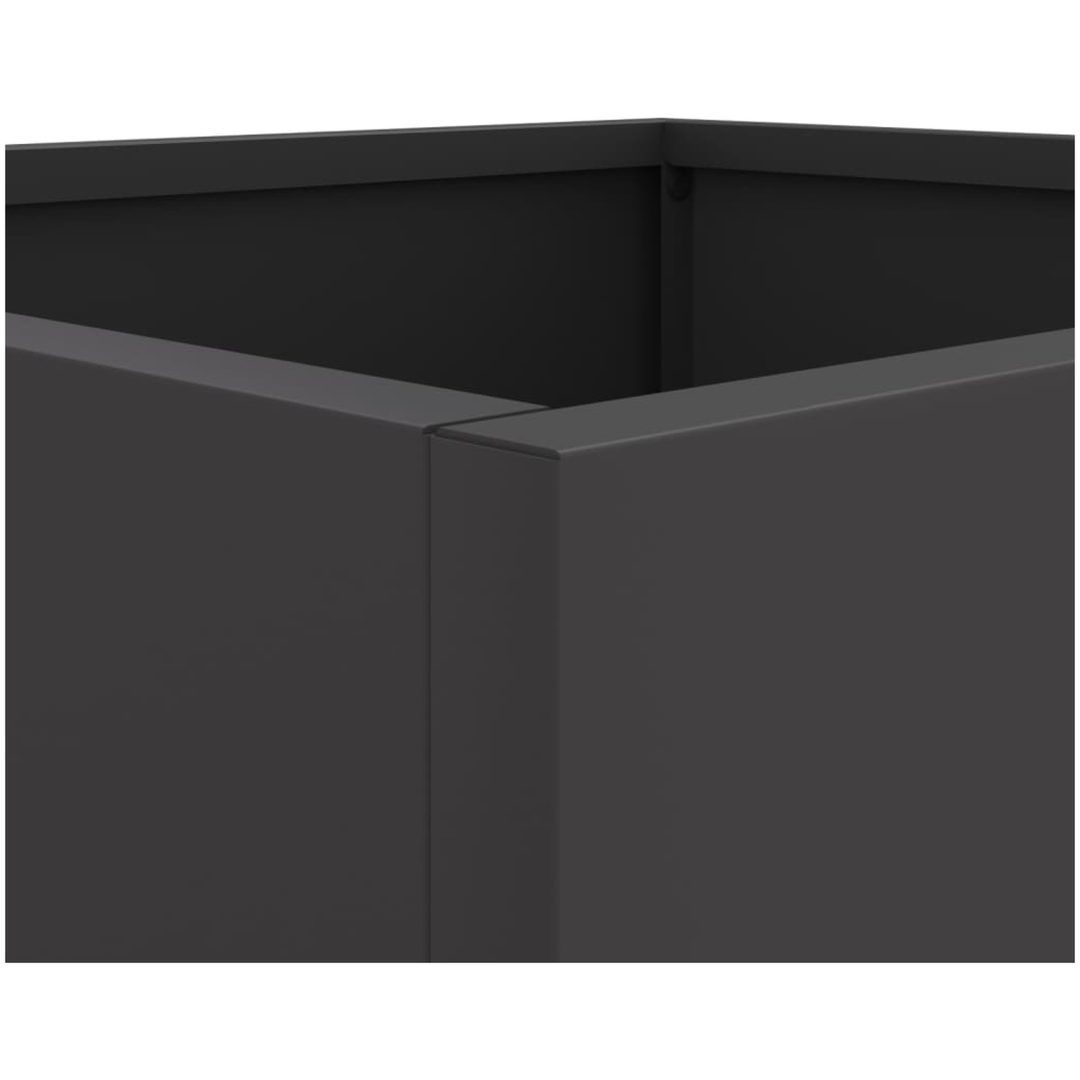 Odlingslåda svart stål vidaXL 32 x 30 x 29 cm – bild 9