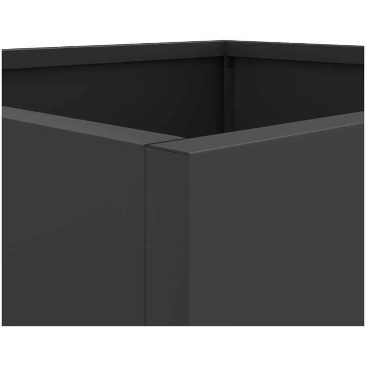 Odlingslåda svart stål vidaXL 32 x 30 x 29 cm – bild 9