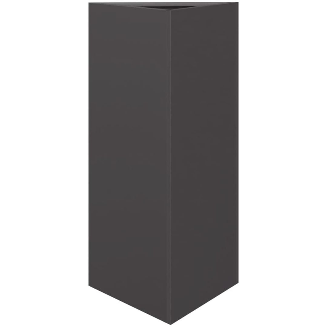 Odlingslåda svart triangulär stål vidaXL 40 x 34.5 x 70 cm – bild 2