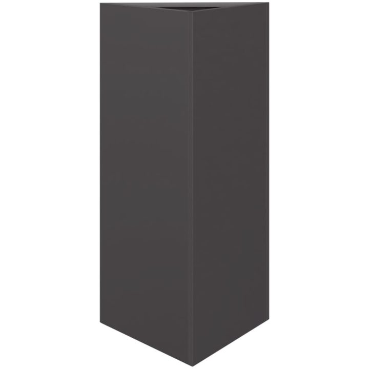 Odlingslåda svart triangulär stål vidaXL 40 x 34.5 x 70 cm – bild 2