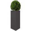 Odlingslåda svart triangulär stål vidaXL 40 x 34.5 x 70 cm – miniatyr 3