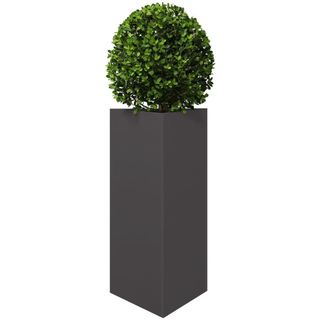 Odlingslåda svart triangulär stål vidaXL 40 x 34.5 x 70 cm – bild 3