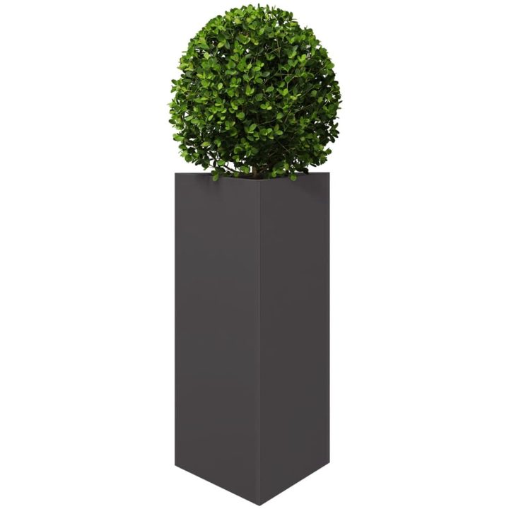 Odlingslåda svart triangulär stål vidaXL 40 x 34.5 x 70 cm – bild 3