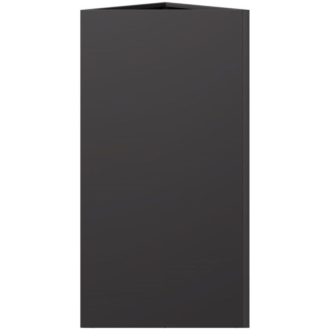 Odlingslåda svart triangulär stål vidaXL 40 x 34.5 x 70 cm – bild 5