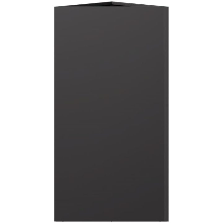 Odlingslåda svart triangulär stål vidaXL 40 x 34.5 x 70 cm – bild 5