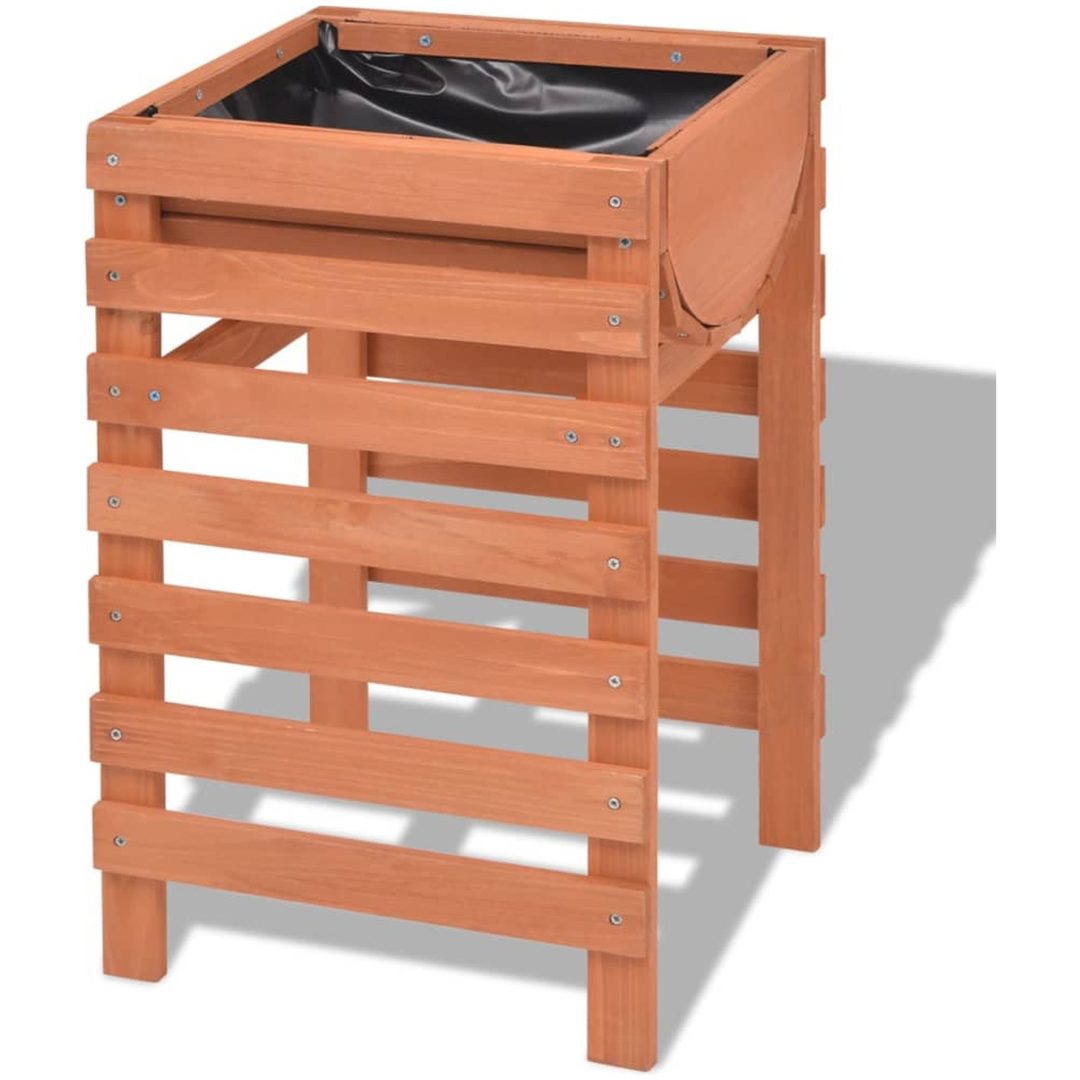 Odlingslåda trä vidaXL 38 x 36 x 60 cm – bild 2