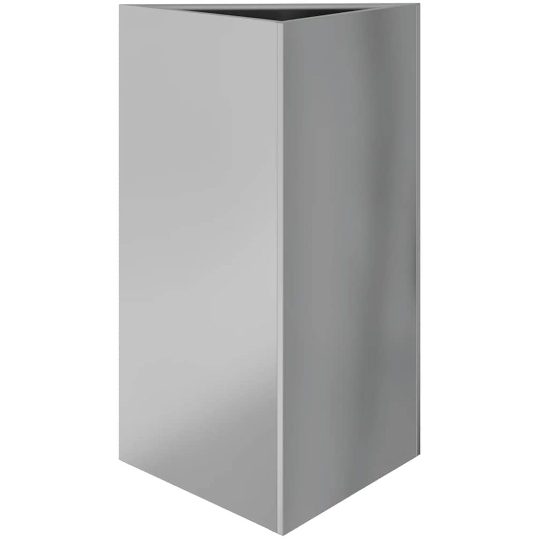 Odlingslåda triangulär galvaniserat stål vidaXL 50 x 43 x 75 cm – bild 2