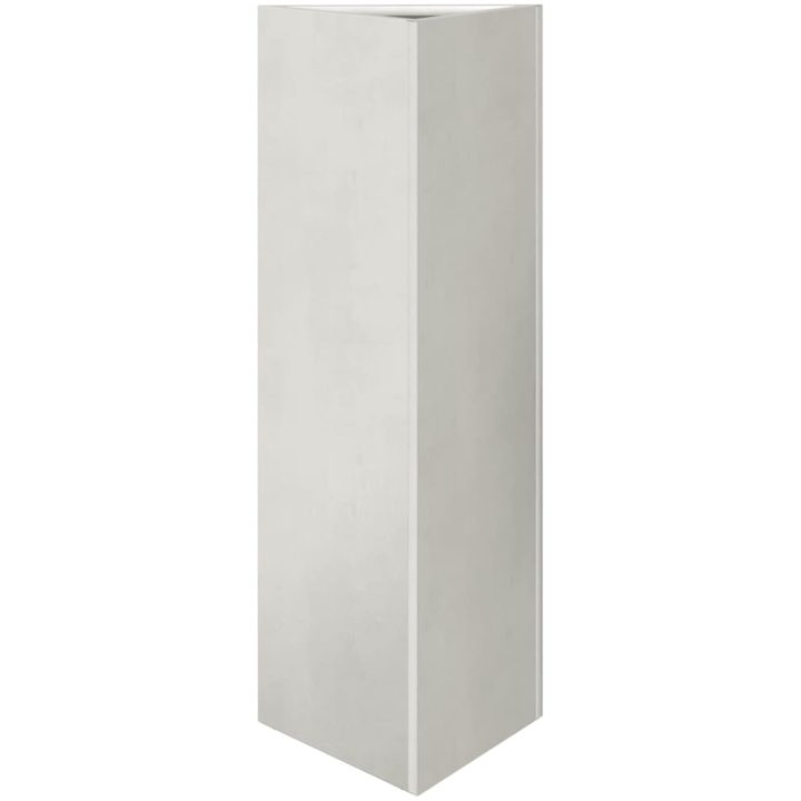 Odlingslåda triangulär rostfritt stål vidaXL 30 x 26 x 75 cm – bild 2