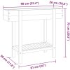 Odlingslåda upphöjd 90x30x75 cm massivt akaciaträ vidaXL – miniatyr 9