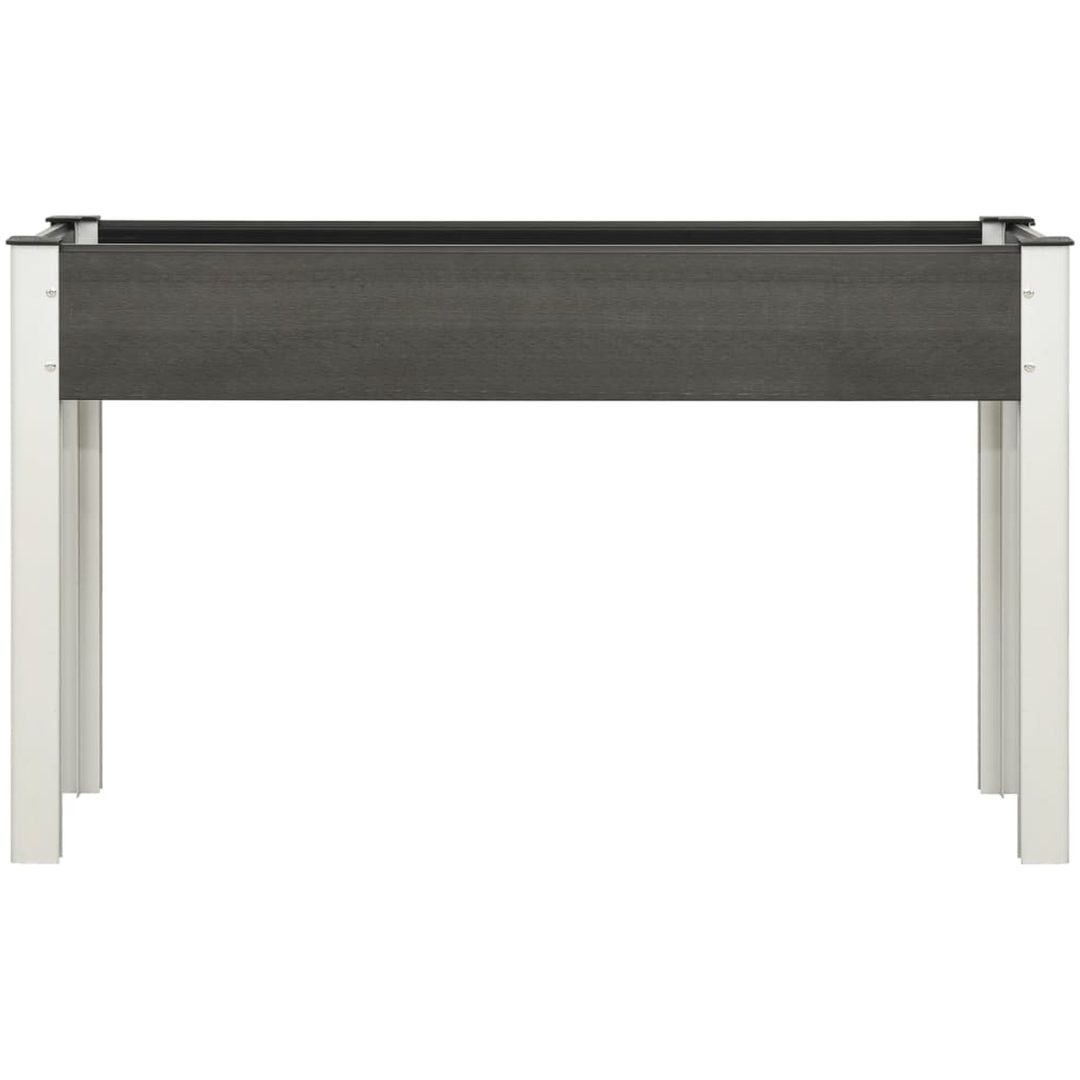 Odlingslåda upphöjd grå WPC vidaXL 120 x 40 x 75 cm – bild 2