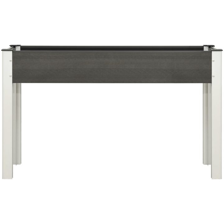 Odlingslåda upphöjd grå WPC vidaXL 120 x 40 x 75 cm – bild 2