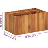 Odlingslåda upphöjd massivt akaciaträ vidaXL 50 x 30 x 25 cm – miniatyr 6