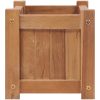Odlingslåda upphöjd massivt teakträ vidaXL 50 x 25 x 25 cm – miniatyr 4