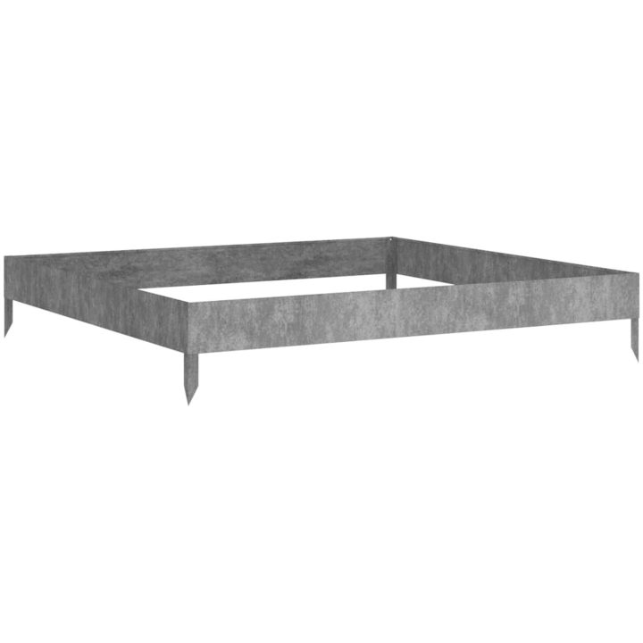 Odlingslåda upphöjd rosttrögt stål vidaXL 100 x 100 x 18.5 cm – bild 4
