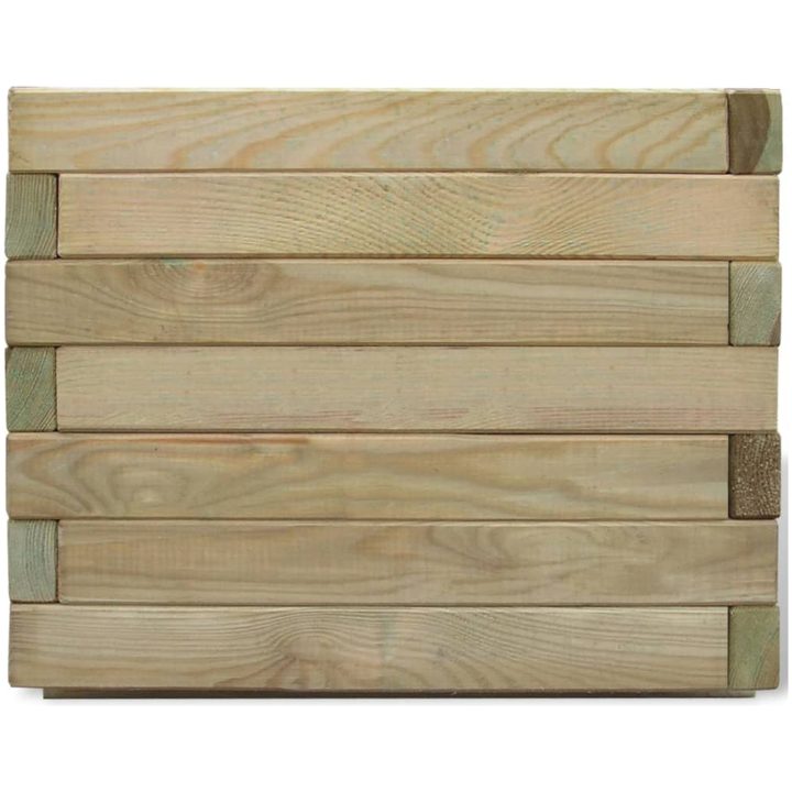 Odlingslåda upphöjd trä fyrkantig vidaXL 50 x 50 x 40 cm – bild 2