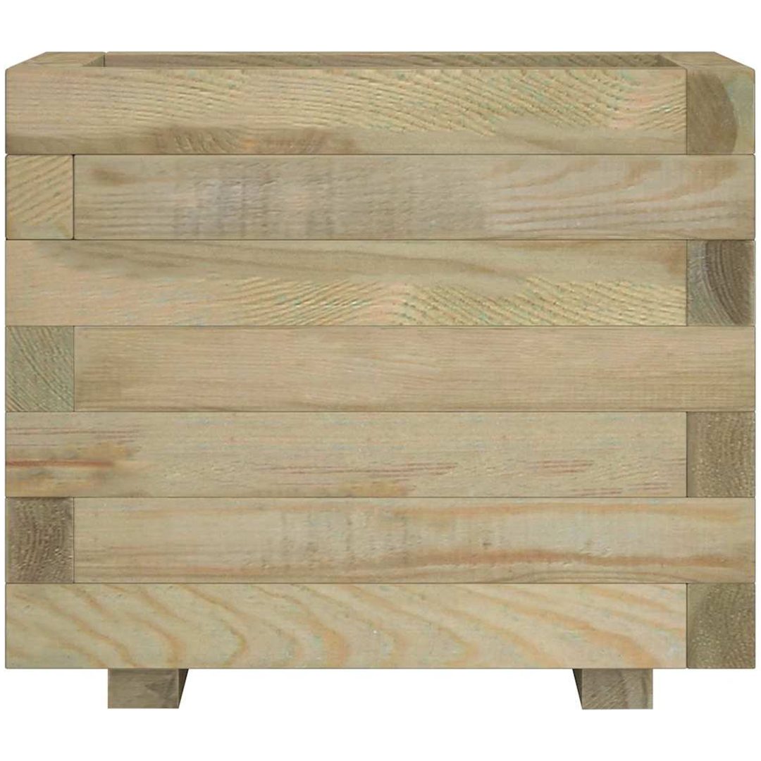 Odlingslåda upphöjd trä fyrkantig vidaXL 50 x 50 x 40 cm – bild 6