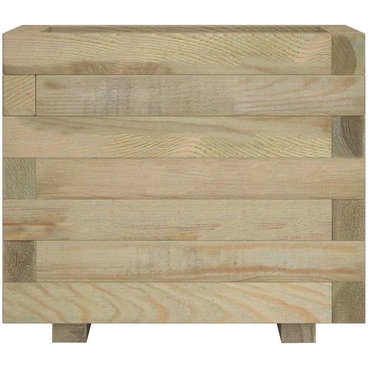 Odlingslåda upphöjd trä fyrkantig vidaXL 50 x 50 x 40 cm – bild 6