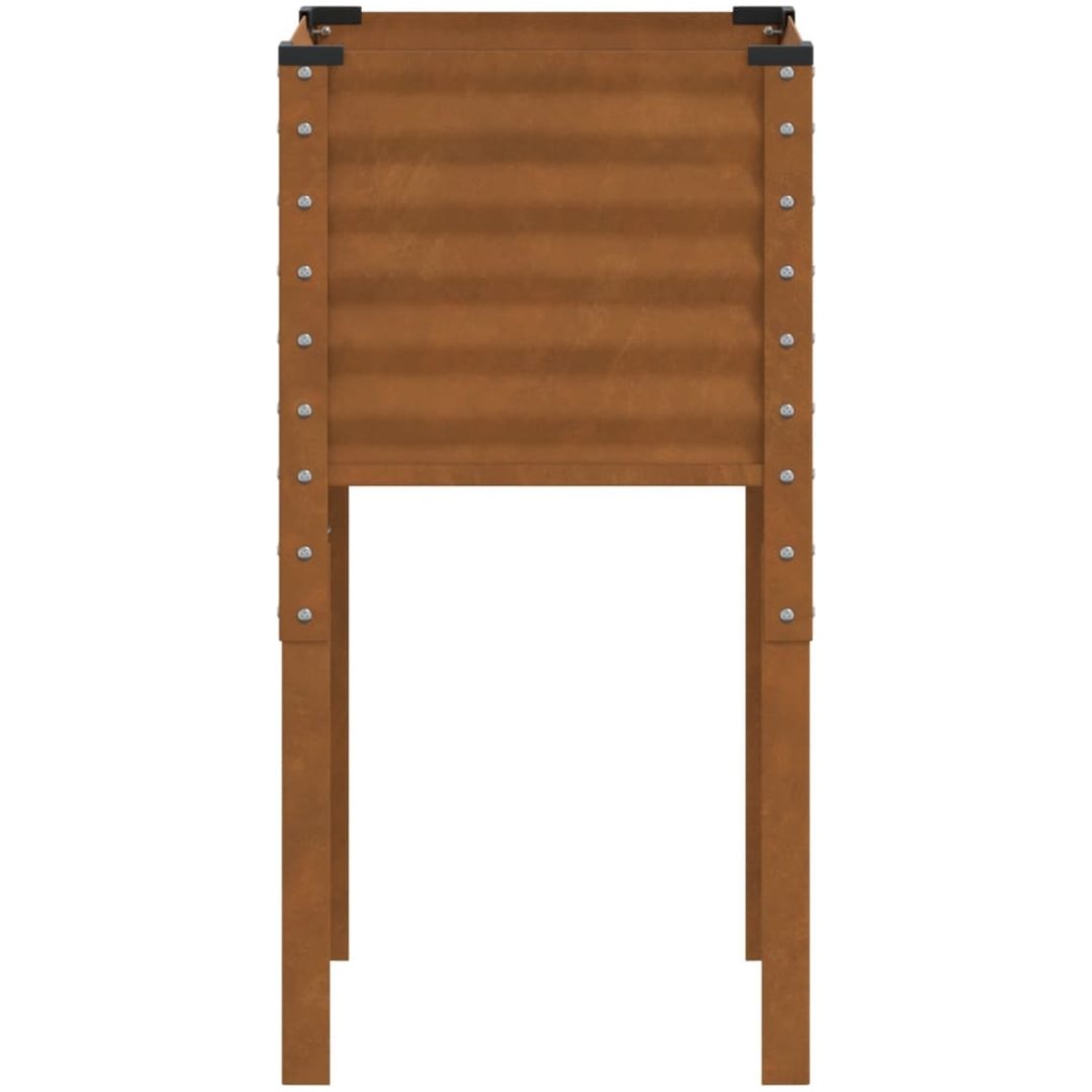 Odlingslåda väderbeständigt stål vidaXL 45 x 45 x 88 cm – bild 5