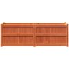 Odlingslåda vaxbrun 150x50x50 cm massiv furu vidaXL – miniatyr 5