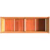 Odlingslåda vaxbrun 150x50x50 cm massiv furu vidaXL – miniatyr 8