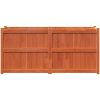 Odlingslåda vaxbrun 150x50x70 cm massiv furu vidaXL – miniatyr 5