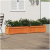 Odlingslåda vaxbrun 180x31x31 cm massiv furu vidaXL – miniatyr 3