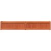 Odlingslåda vaxbrun 180x31x31 cm massiv furu vidaXL – miniatyr 5