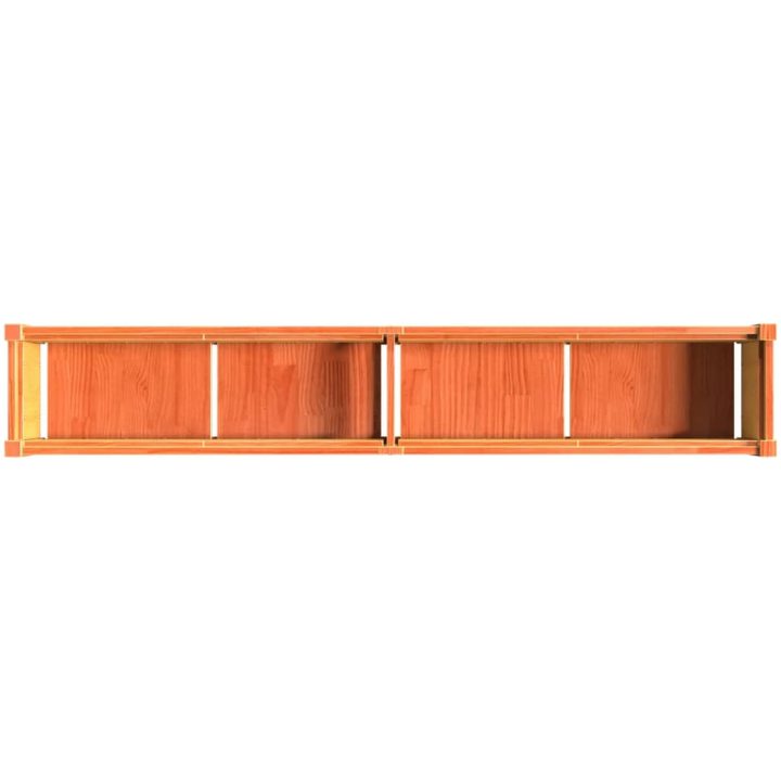 Odlingslåda vaxbrun 180x31x31 cm massiv furu vidaXL – bild 8