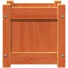 Odlingslåda vaxbrun 31x31x31 cm massiv furu vidaXL – miniatyr 5