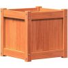 Odlingslåda vaxbrun 40x40x40 cm vit massiv furu vidaXL – miniatyr 7