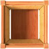 Odlingslåda vaxbrun 40x40x40 cm vit massiv furu vidaXL – miniatyr 8