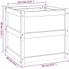 Odlingslåda vaxbrun 60x60x60 cm massiv furu vidaXL – miniatyr 11