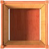 Odlingslåda vaxbrun 60x60x60 cm massiv furu vidaXL – miniatyr 8