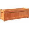 Odlingslåda vaxbrun 90x31x31 cm massiv furu vidaXL – miniatyr 7