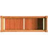 Odlingslåda vaxbrun 90x31x31 cm massiv furu vidaXL – miniatyr 8