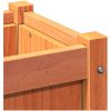 Odlingslåda vaxbrun 90x31x31 cm massiv furu vidaXL – miniatyr 9