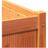 Odlingslåda vaxbrun 90x50x50 cm vit massiv furu vidaXL – miniatyr 9